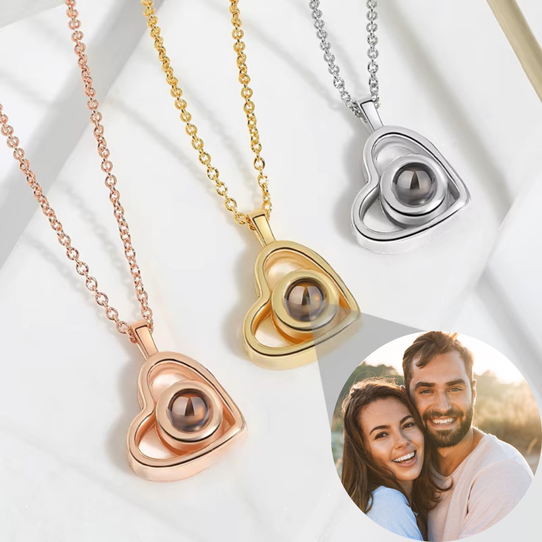 Gepersonaliseerde Hartjes Ketting met Foto